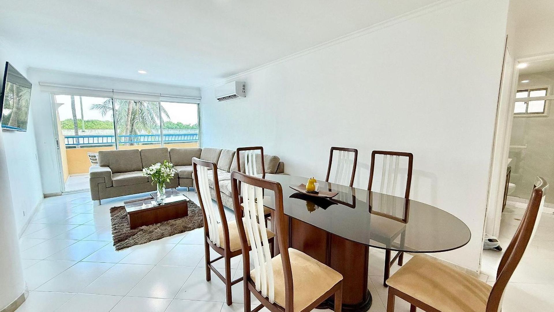 Apartamento Con Acceso Directo A La Playa En Boquilla Marina Club Cartagena