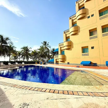 Con Acceso Directo A La Playa En Boquilla Marina Club Apartamento *