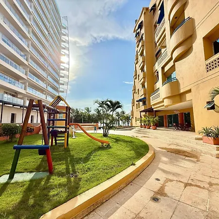 Apartamento Con Acceso Directo A La Playa En Boquilla Marina Club